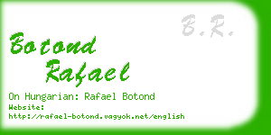 botond rafael business card